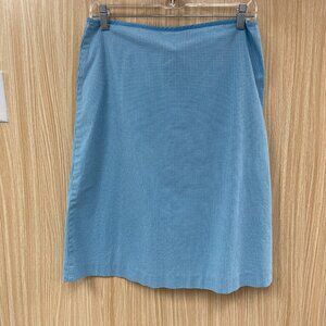 Gap blue polka dot skirt size 8